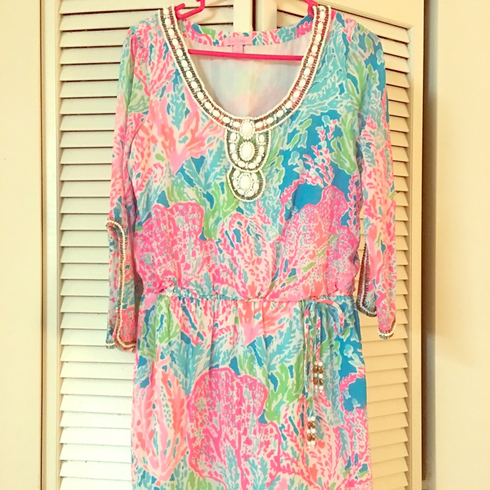 HOLY GRAIL Lilly Pulitzer Beaded Delisa Dress