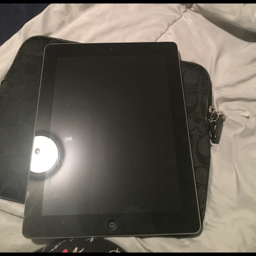 iPad and Coach case