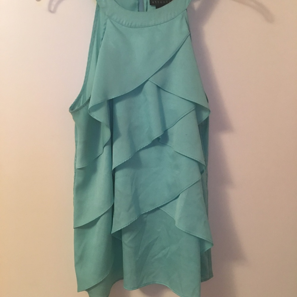 Aqua blouse