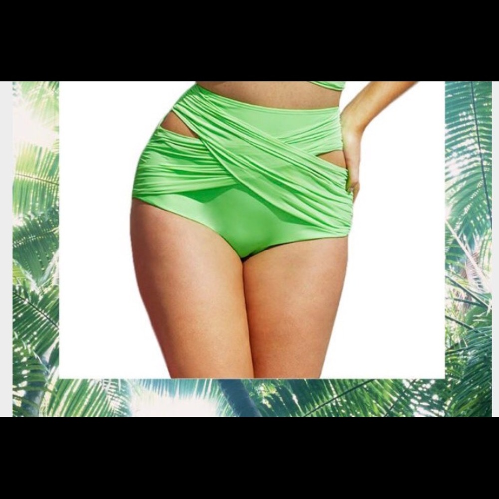 Green Bathing Suite Bottom