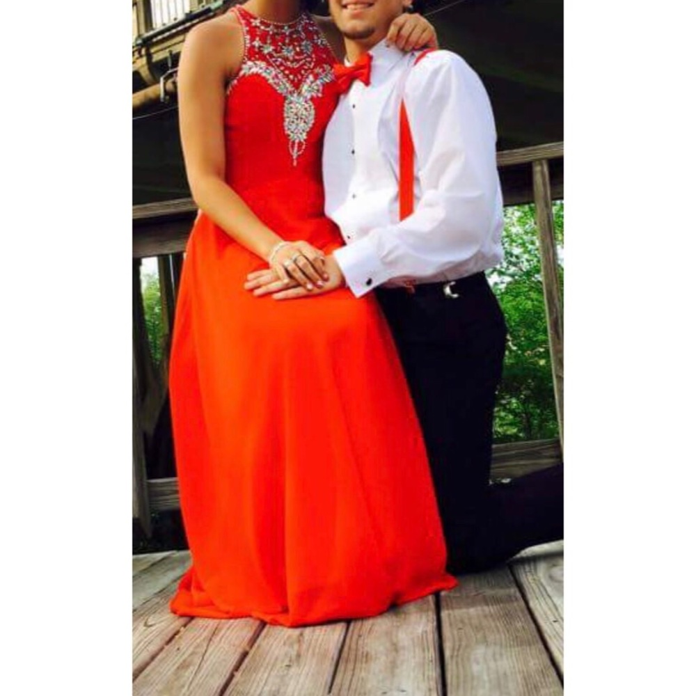 Red prom dress!