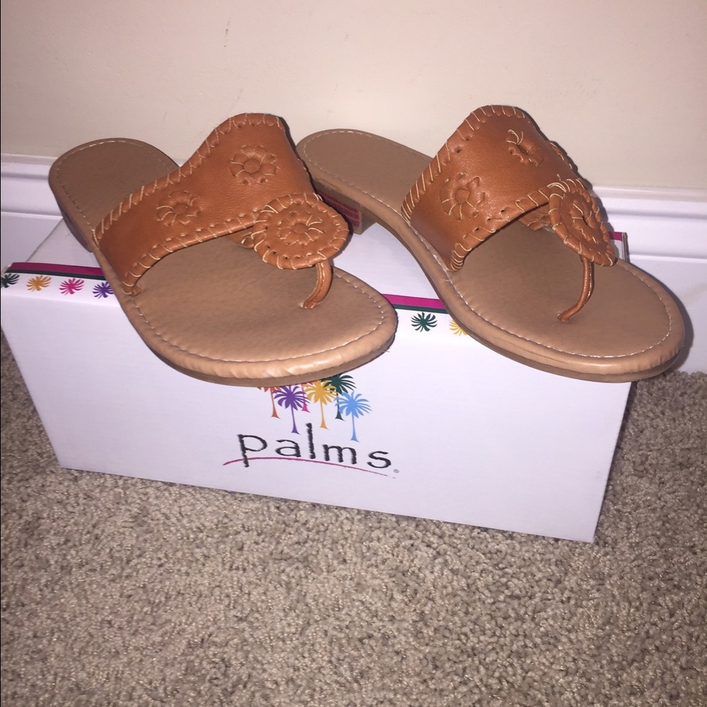 Palms sandals. Size 4. Never worn.