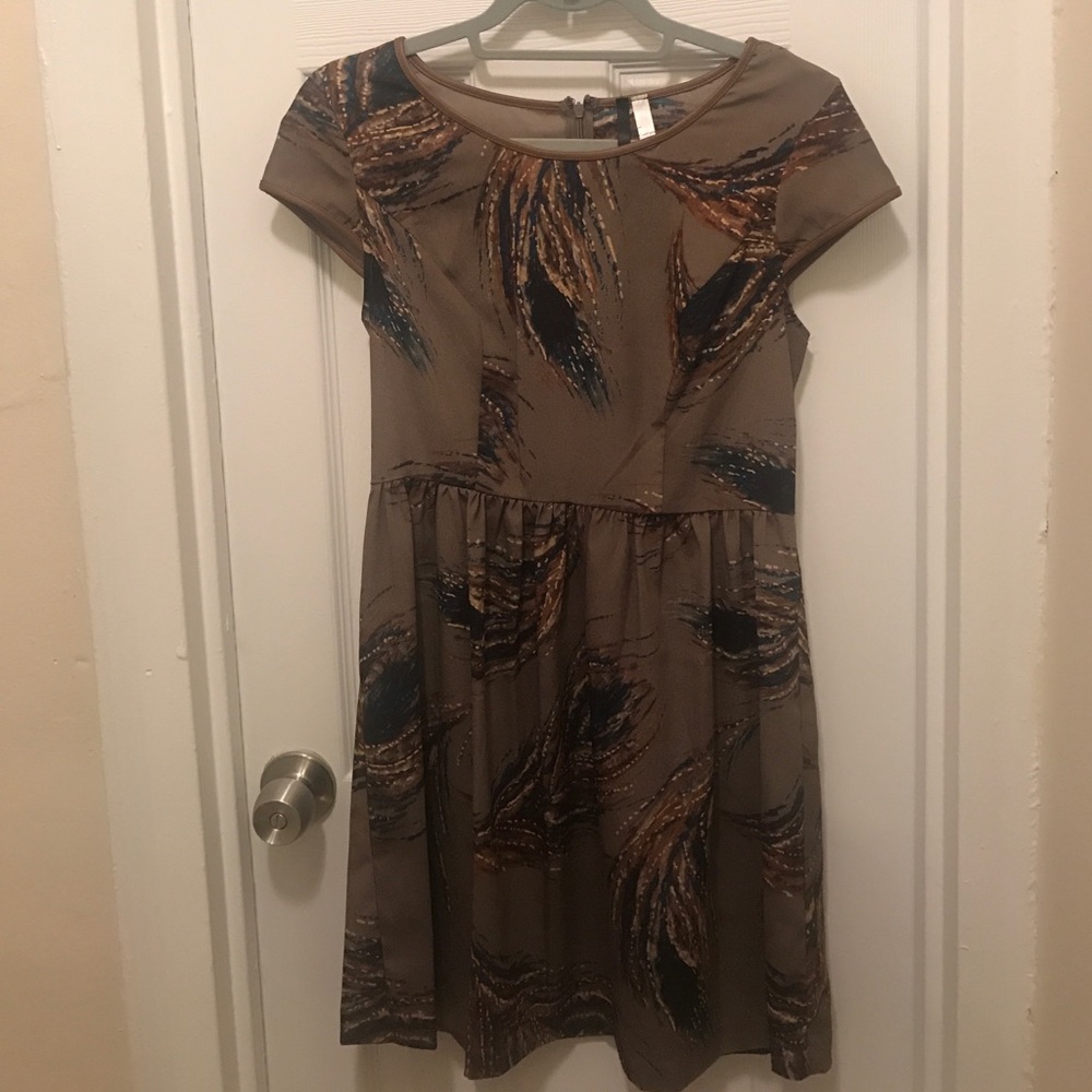 Feather Pattern Dress