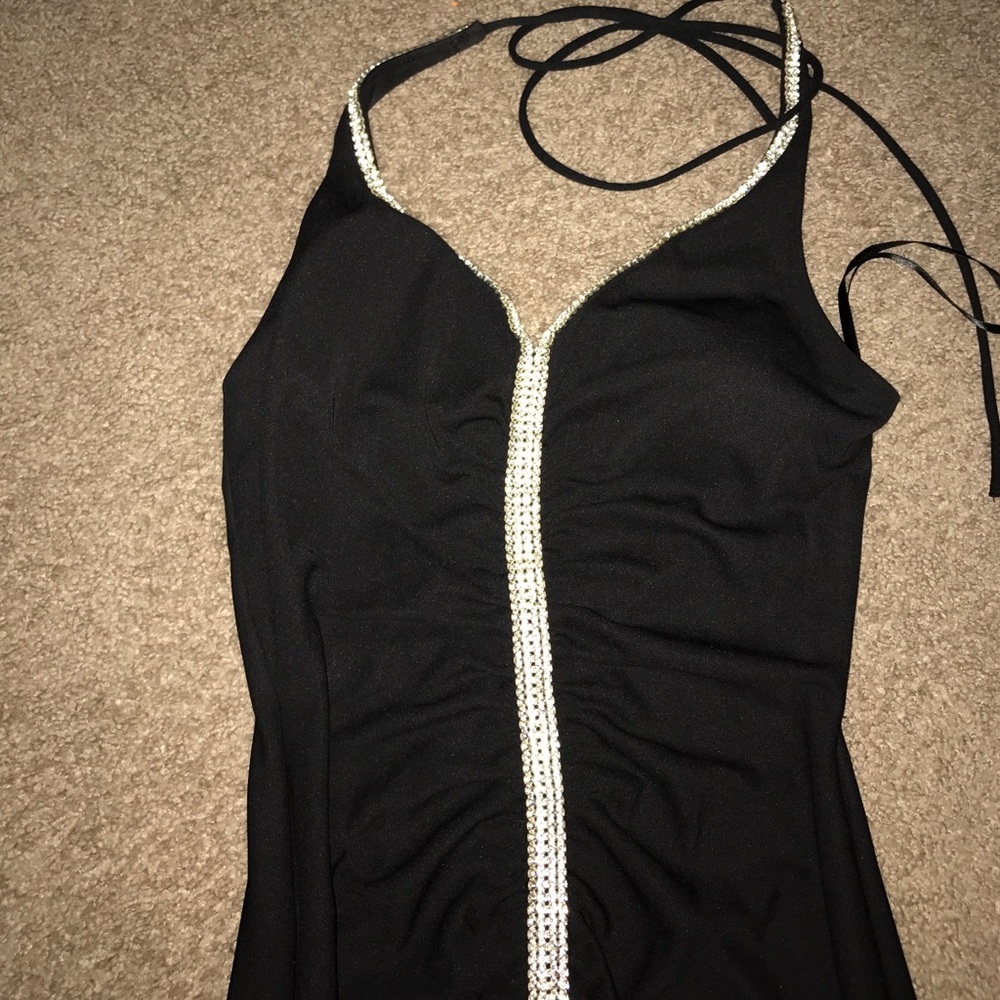 Long black dress