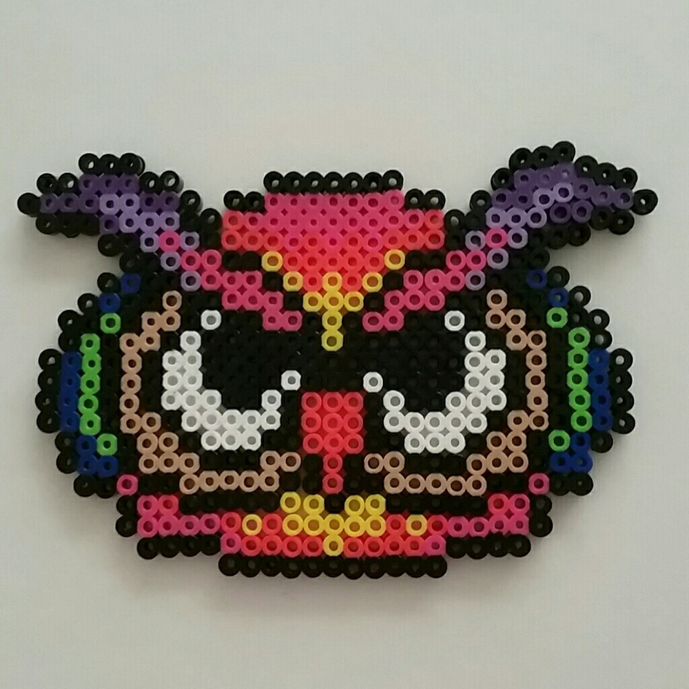 EDC Perler Owl, Can be Added to Necklace