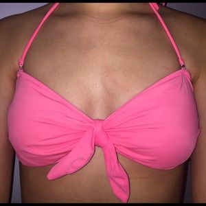 Hot coral bikini top!
