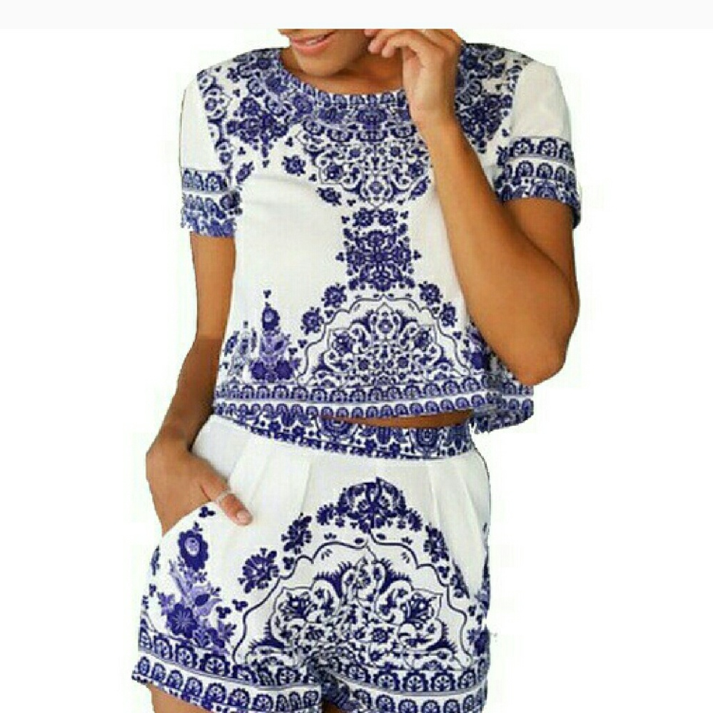 SOLD Crop 2 piece