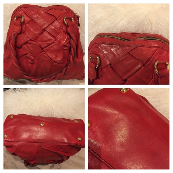 Valentino Red Leather Bag - Picture 4 of 8