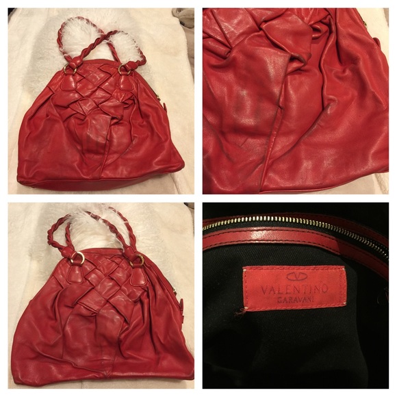 Valentino Red Leather Bag - Picture 7 of 8