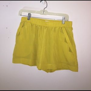 BCBG Shorts Yellow size S