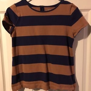 LOFT Tshirt with 1/4 Zipper Back Detail