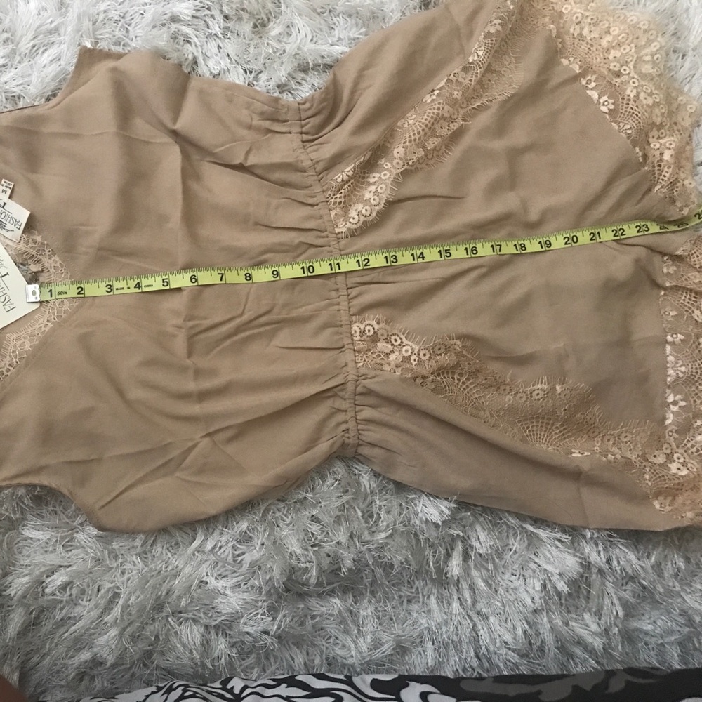 V-Neck Romper Taupe color - Picture 7 of 8