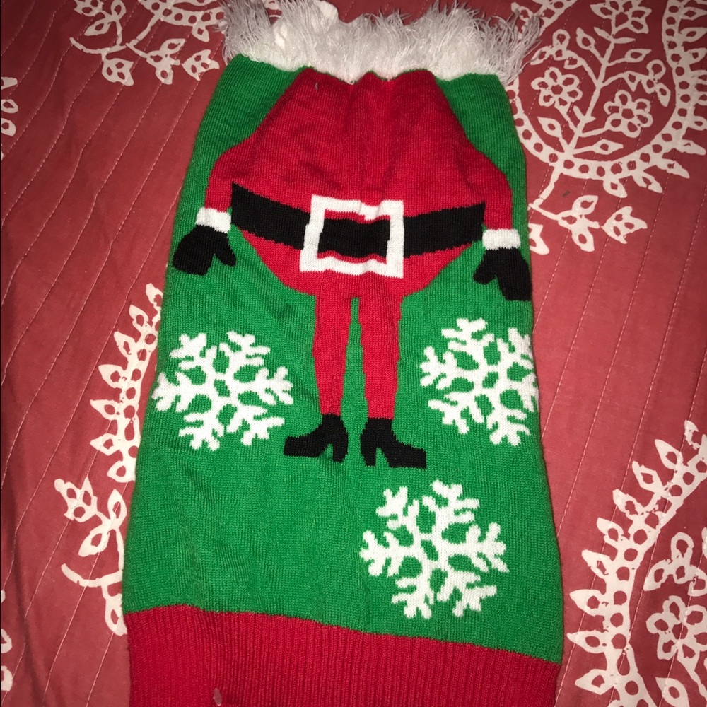 Christmas dog sweater
