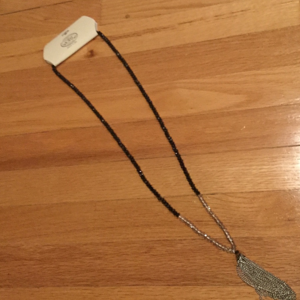 Long tassel necklace