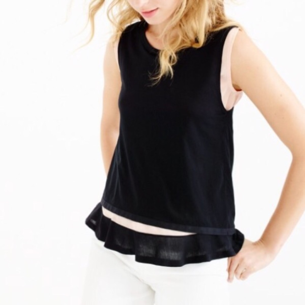 J. Crew Double Layer Tank
