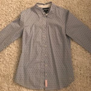 Chambray shirt with navy stars