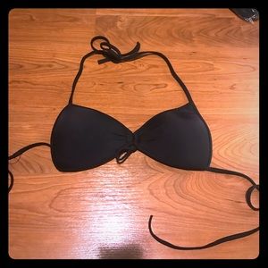 Black bikini top