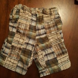 Plaid shorts size 2t