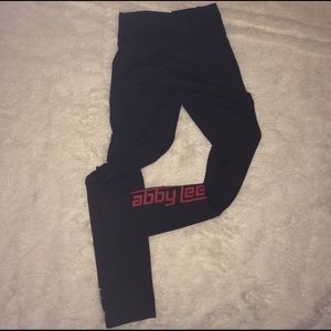 Abby Lee Dance Company high waisted leggings