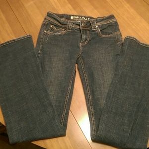 Hydraulic flair jeans