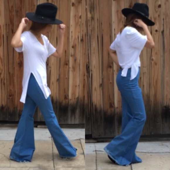 Black Side Slit Knit Top - Picture 3 of 6