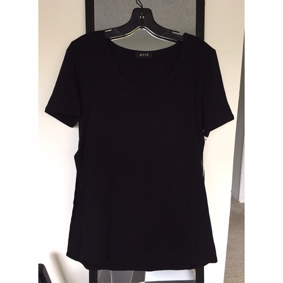 Black Side Slit Knit Top - Picture 4 of 6