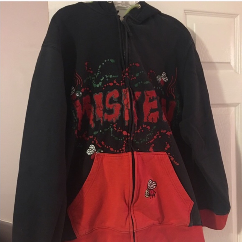 Miskeen zippered hoodie