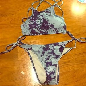 Tie dye bikini set