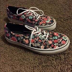 Floral vans