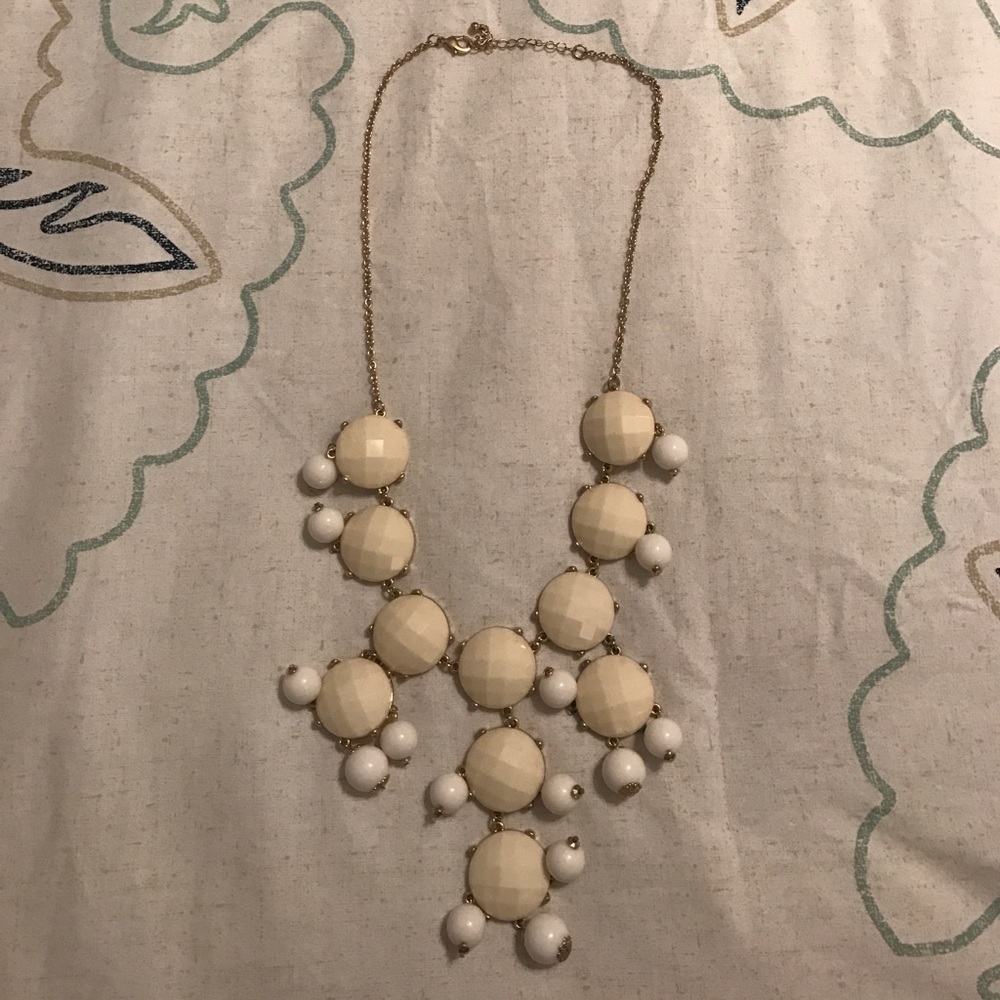 IVORY bubble necklace.