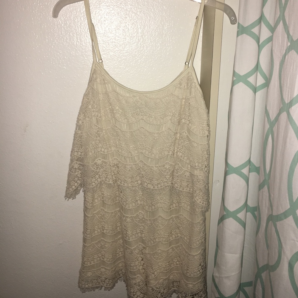 Cream colored romper