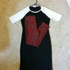 LuLaRoe Bundle - Med. B/W Julia & Nicole, Leggings