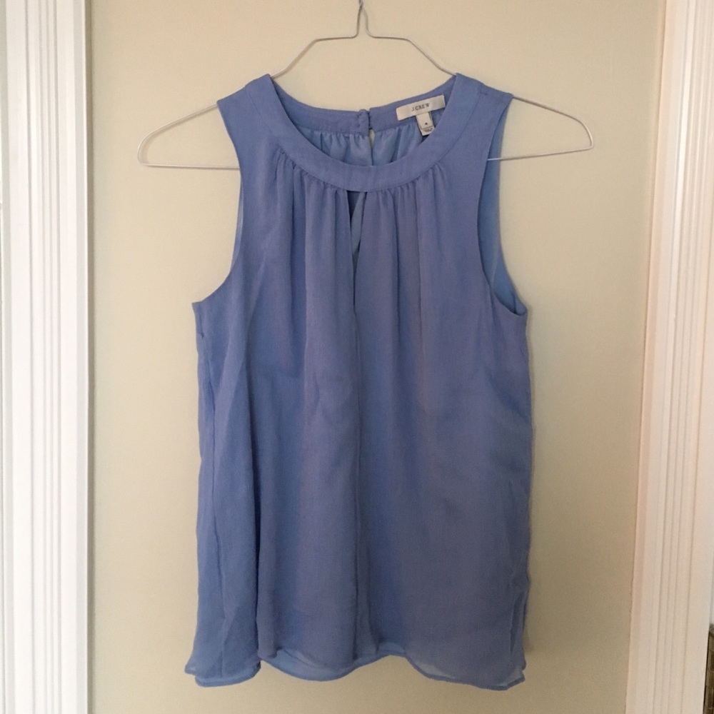 Blue J.Crew tank
