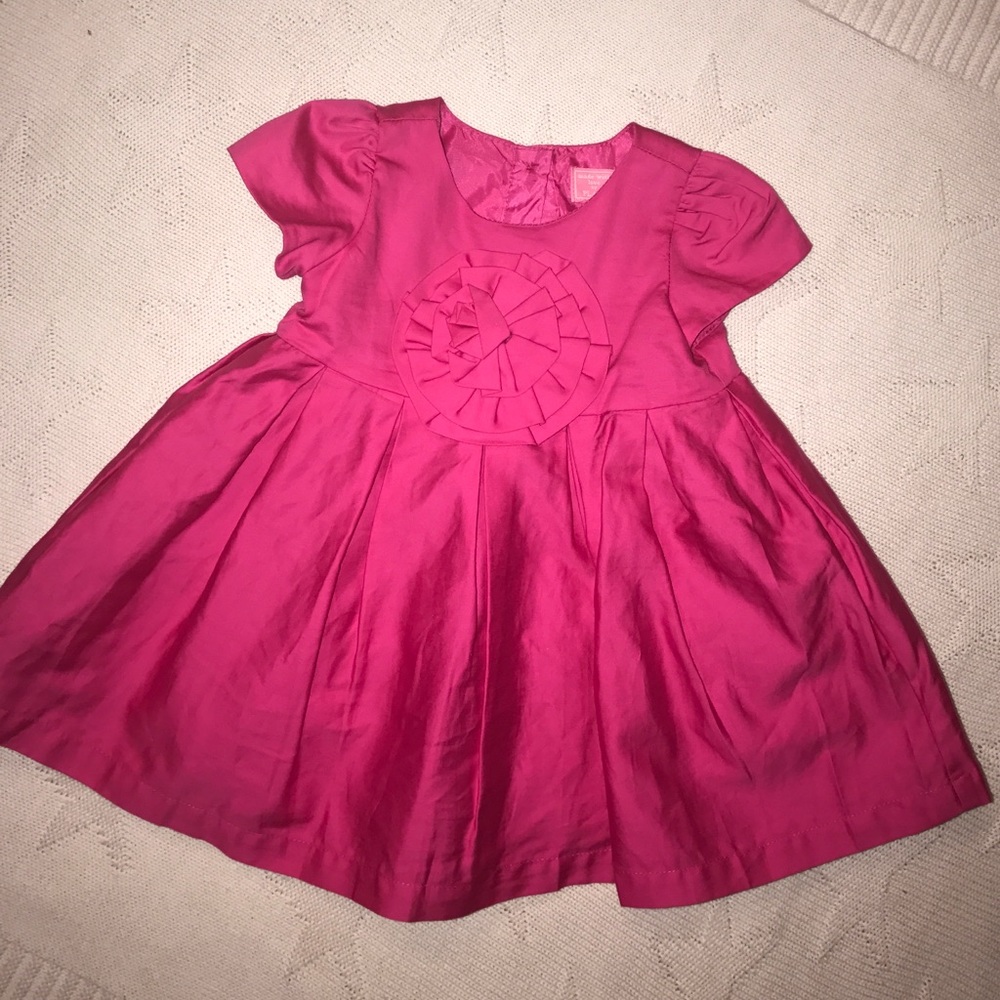 ✨LIKE NEW✨ Baby Girl HOT PINK DRESS