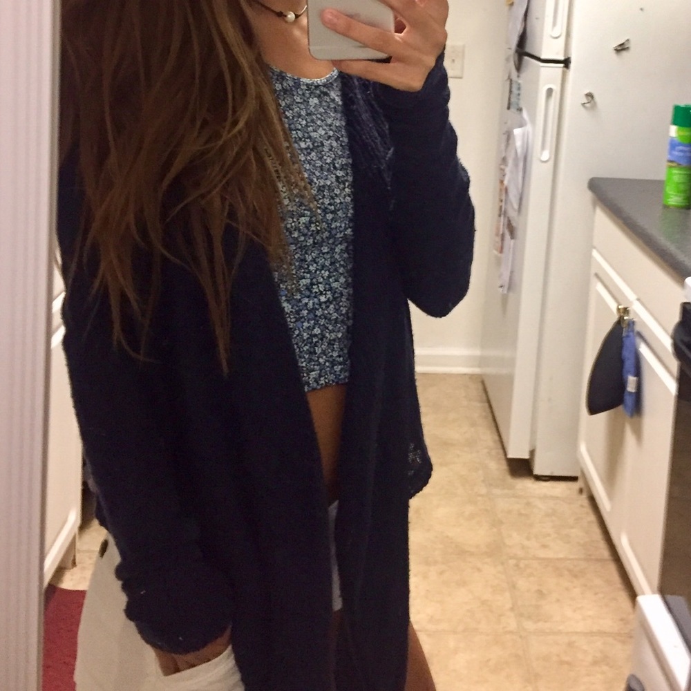 NAVY BLUE CARDIGAN