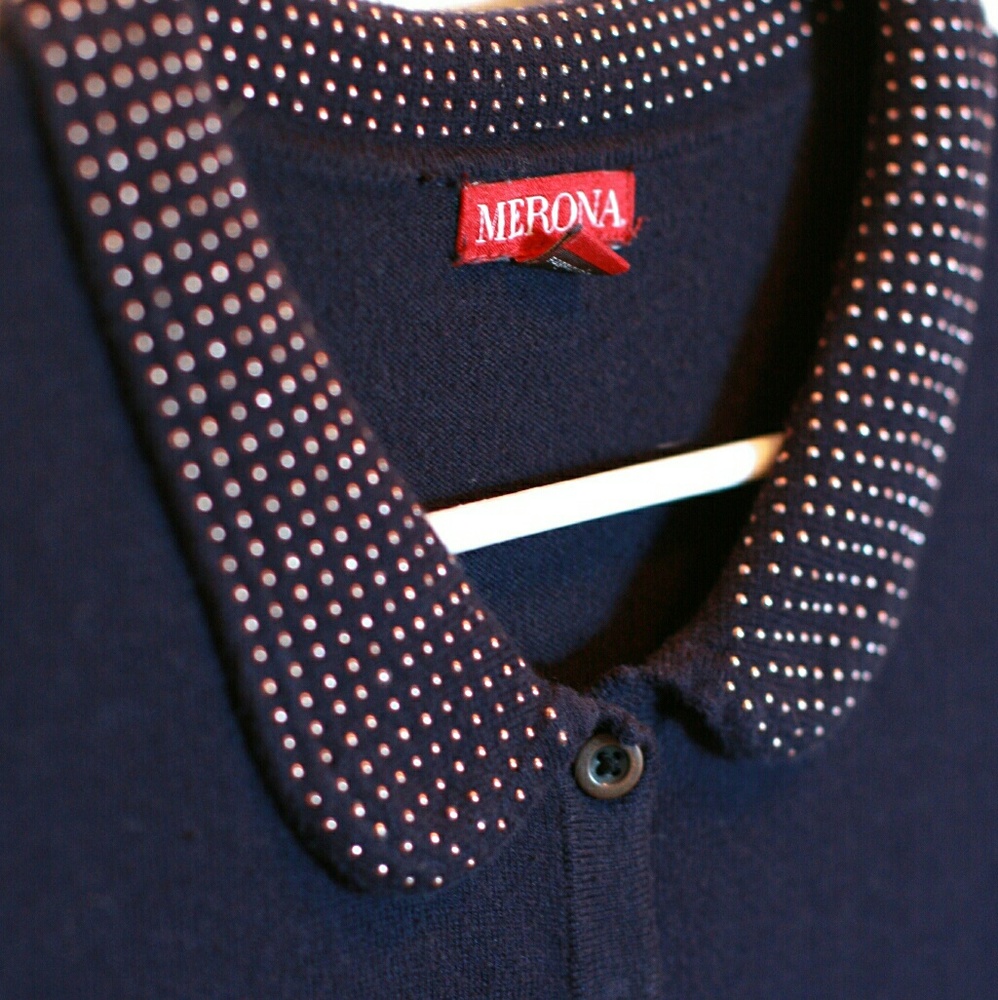 Navy Merona Cardigan