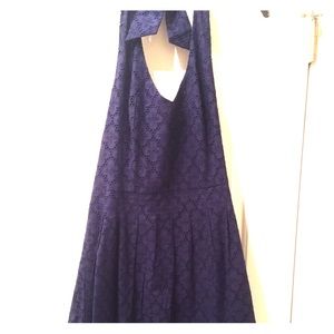 Lilly Pulitzer Eyelit True Navy Dress sz 12