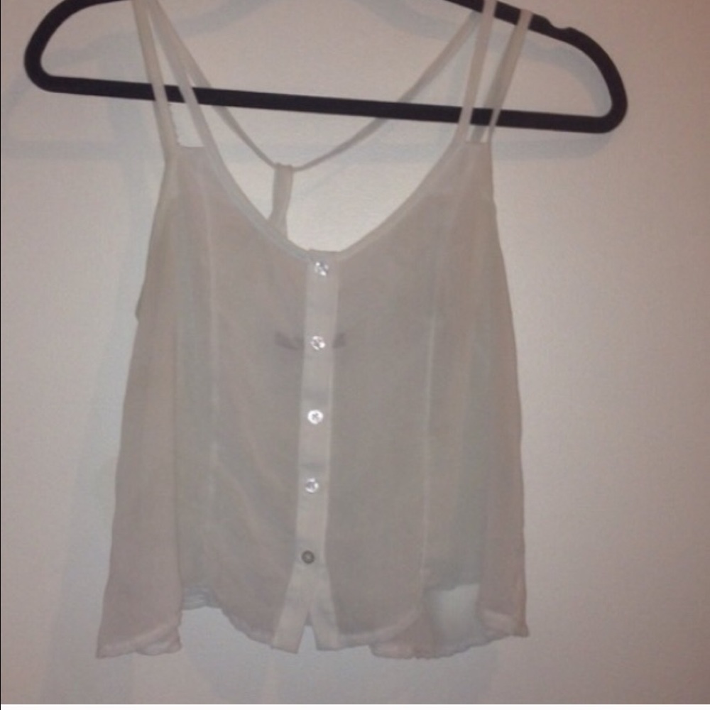 Brandy sheer tank top