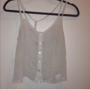 Brandy sheer tank top