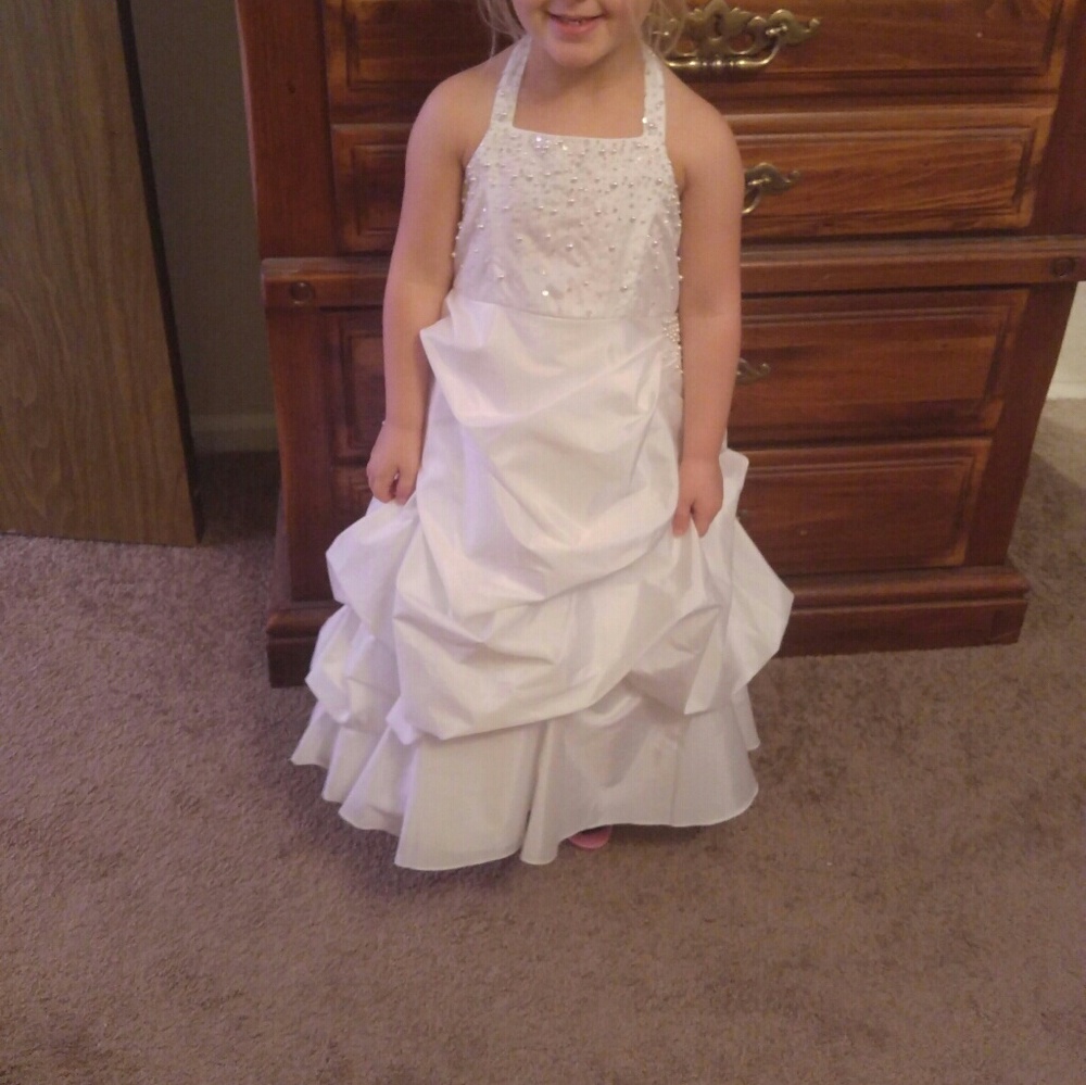 Flower girl dress-David's bridal