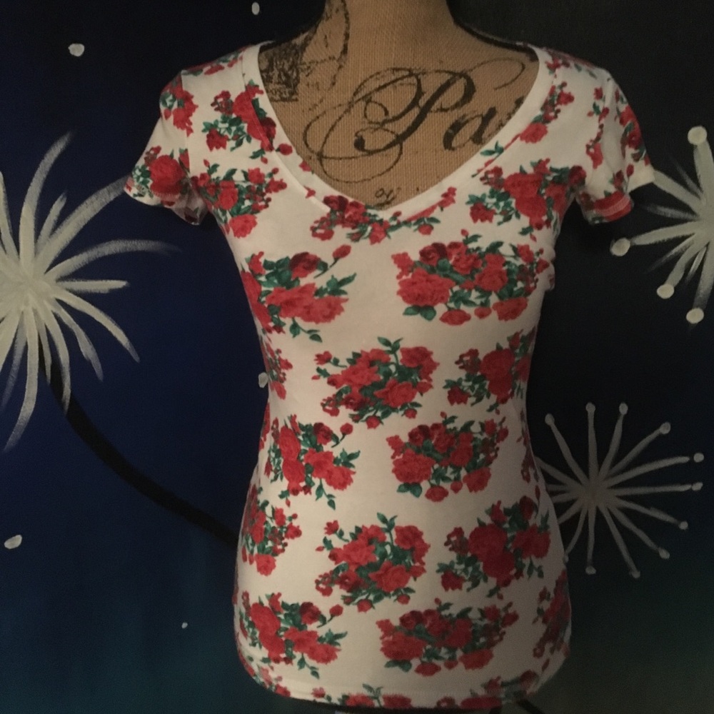 Rose tee shirt