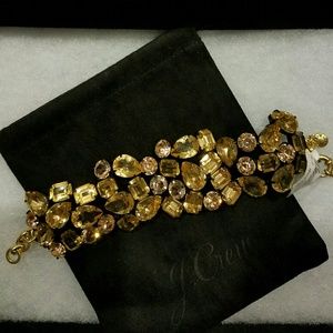 NWT J. Crew Mosaic Crystal Bracelet
