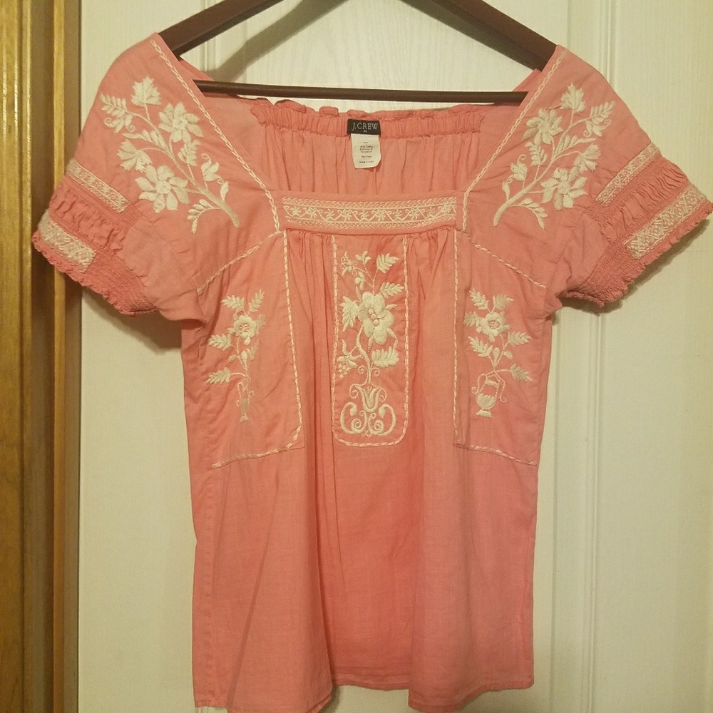 Boho J Crew top