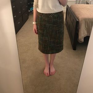 Multicolored Tweed Skirt