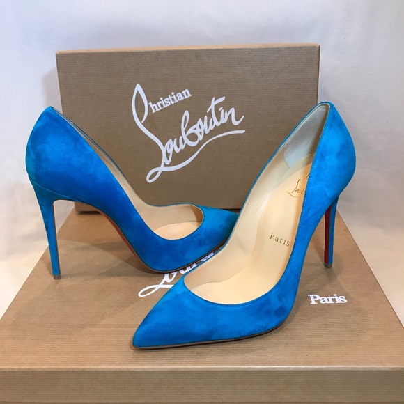 Christian Louboutin Pigalle Follies Egyptian Blue - Picture 2 of 4