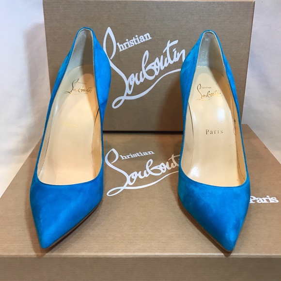 Christian Louboutin Pigalle Follies Egyptian Blue - Picture 3 of 4
