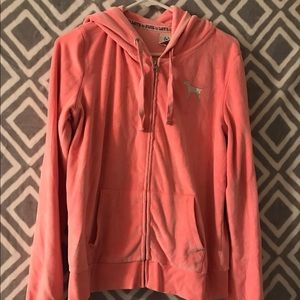 PINK women's zip-up
