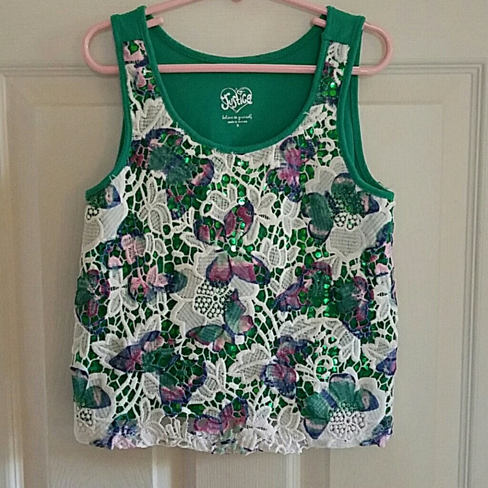 Girls Butterfly tank