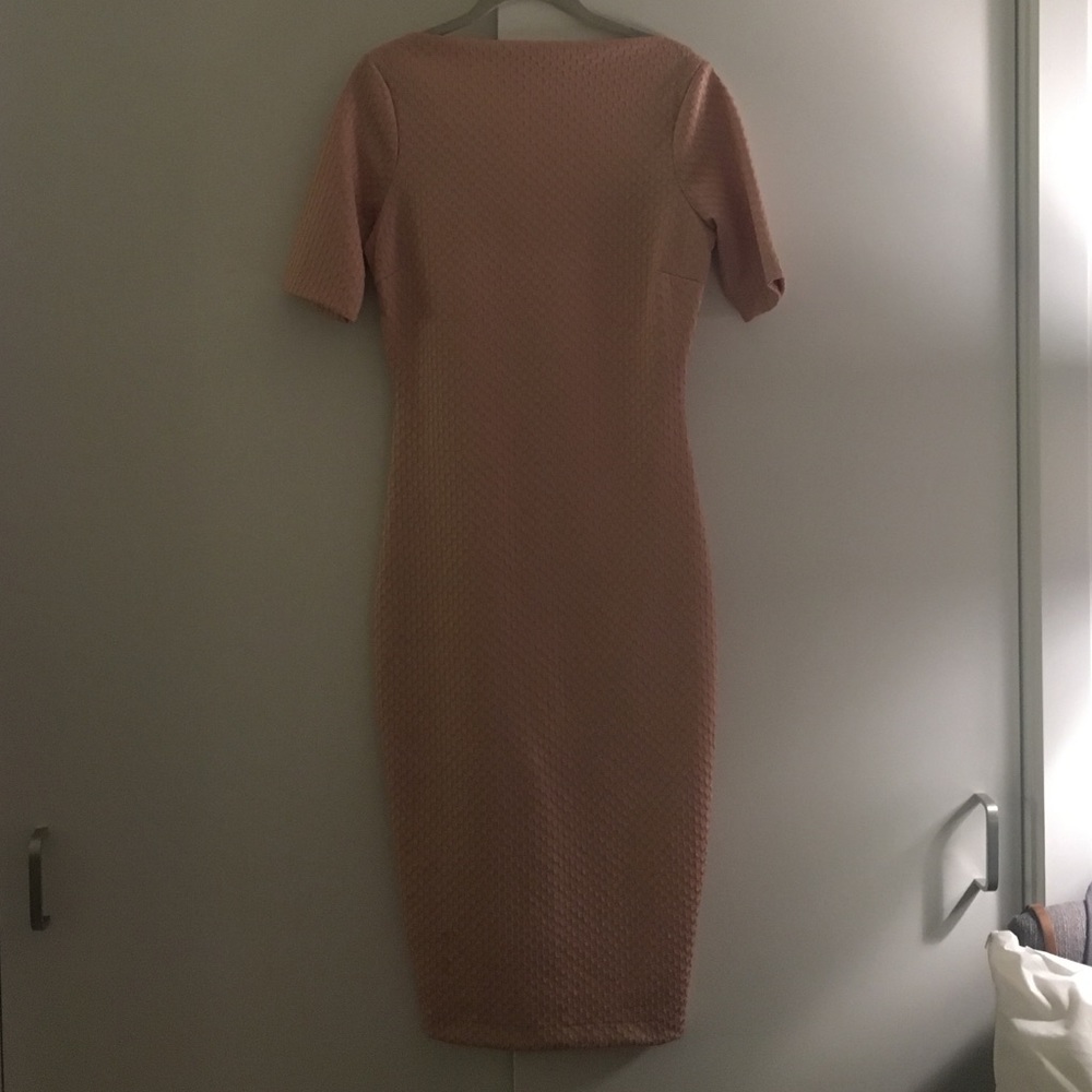 Zara Pale Pink Wiggle Dress Size medium