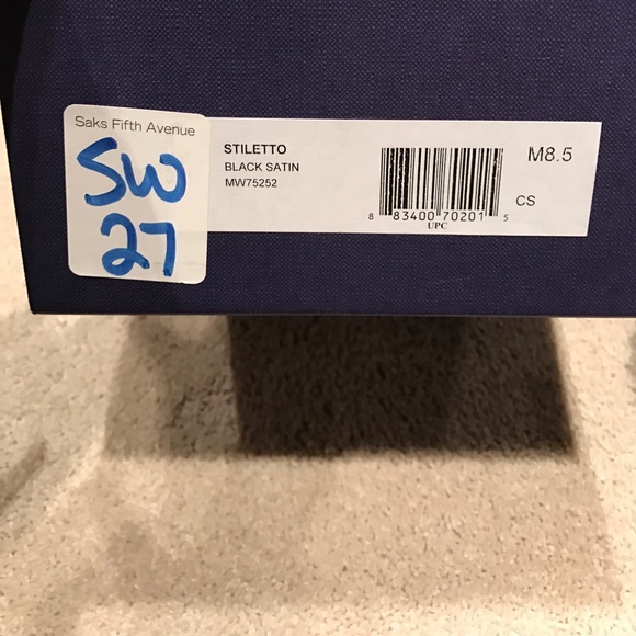 Stuart Weitzman Black Silk Pump - Picture 3 of 6